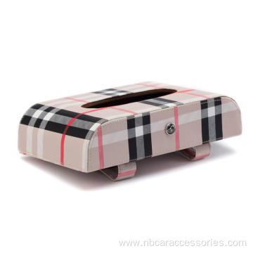 Leather Resisting High Temperature Car Napkin Tissue Box